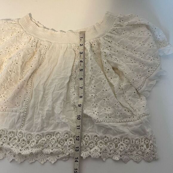 Lovers + Friends Revolve Lace Off the Shoulder Blouse Size XS - Picture 7 of 8